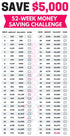 52 Week Money Savings Challenge